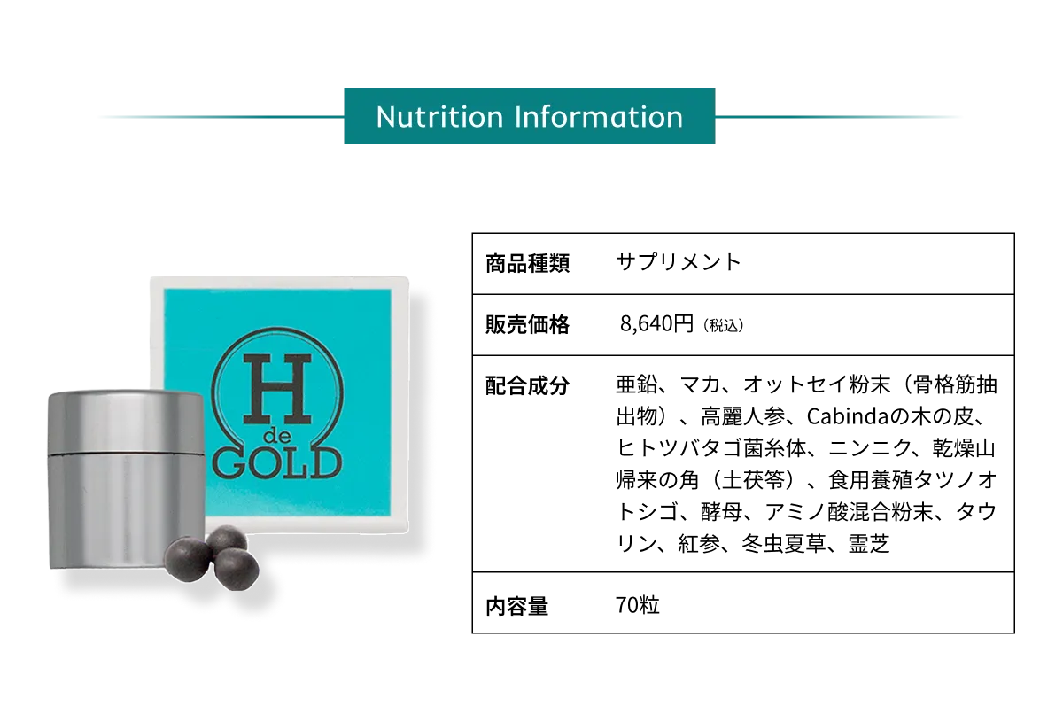 若い世代にもおすすめの女性向けコンディションサプリH de Gold